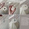 Lampshade only option White Fala