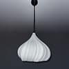 5 "Smokva White" Wavy Bell Lampshade