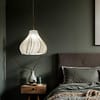 JellyBedroom "Jelly in Pearl" - Wavy Pendant Lampshade