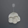 2 "Fiora in Pearl" - Stripped Pendant Lampshade