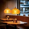 Onion Amber Lampshade Bar ONION Warm Amber Pendant Light Shade