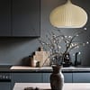 ONION Soft Ivory color Pendant Light Shade dark kitchen ONION Soft Ivory Pendant Light Shade