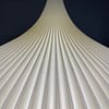 ONION Soft Ivory color Pendant Light Shade in hands Close-up ONION Soft Ivory Pendant Light Shade