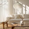 ONION Soft Ivory color Pendant Light Shade living room Soft Ivory color Pendant Light Shade in the bright living room