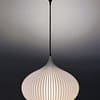 ONION Soft Ivory color Pendant Light Shade with light 2 ONION Soft Ivory Pendant Light Shade